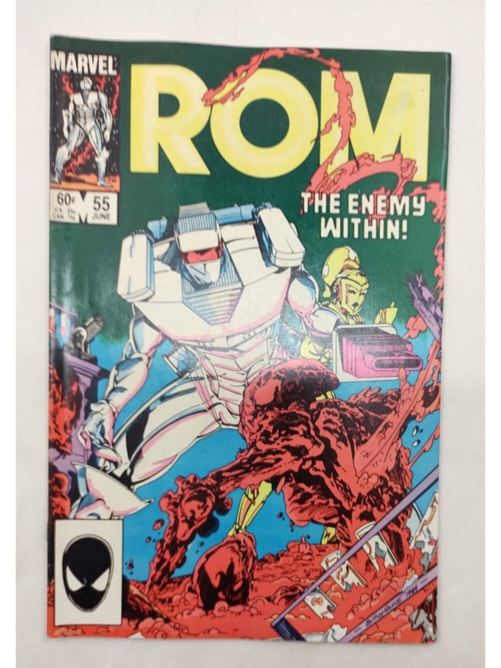 ROM Spaceknight #55 Marvel Comics 60 Cent Era Bronze Age Issue 1984